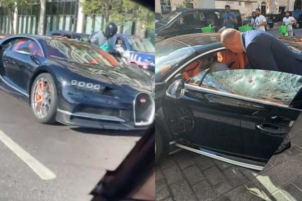 [Video] Dua lelaki menyamar jadi 'rider' cuba rompak jam tangan mewah jutawan naik Bugatti