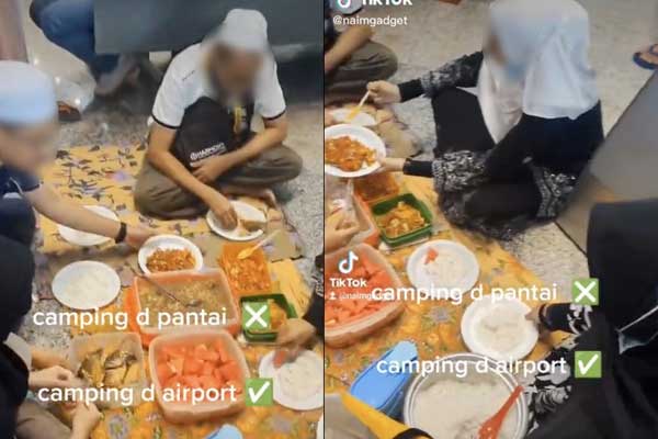 Teruk kena bantai dengan netizen, satu keluarga berkelah dalam airport (KLIA)