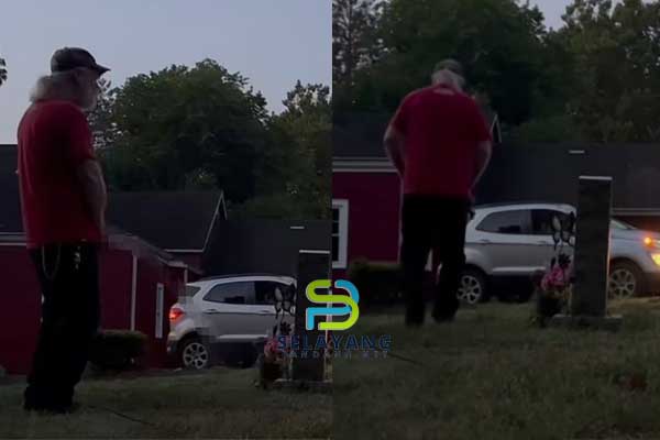 (VIDEO) Lelaki kencing di atas kubur bekas isteri hampir setiap hari selama 48 tahun