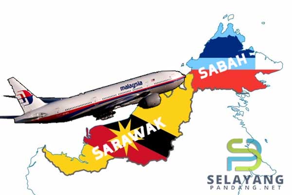 Ini fakta yang perlu anda tahu kenapa harga tiket ke Sabah dan Serawak mahal