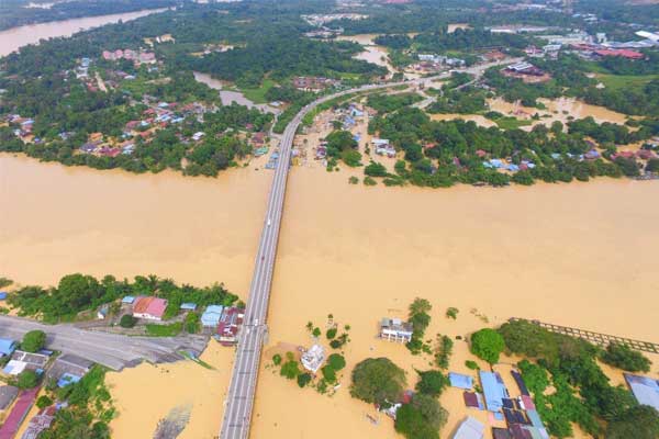 Paras sungai di 5 negeri dilaporkan melepasi tahap amaran