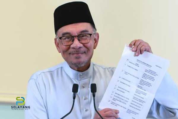 RASMI: Senarai Jemaah Menteri Kerajaan Perpaduan (PH, BN dan GPS Sarawak)