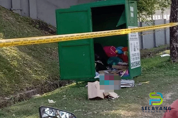 Tergamak si ibu buang bayi dalam tong sampah, mayat ditemui di pusat kitar semula