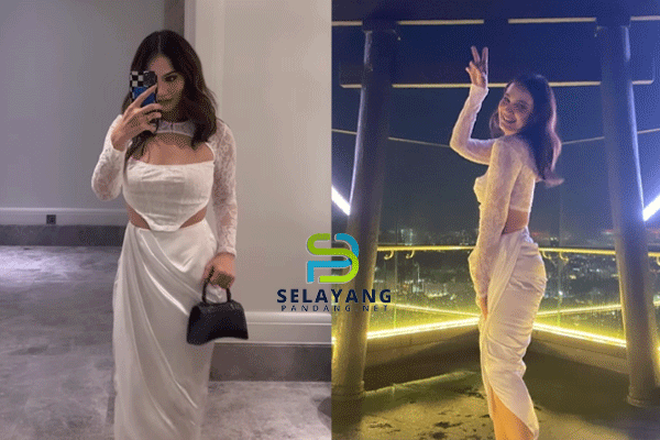 "Buka TikTok ada sarapan", netizen komen fesyen baru Nadia Brian baju nampak dada dan pinggang