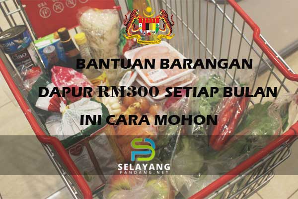 Permohonan Bantuan Barangan Dapur RM300 setiap bulan untuk B40, ini cara mohon