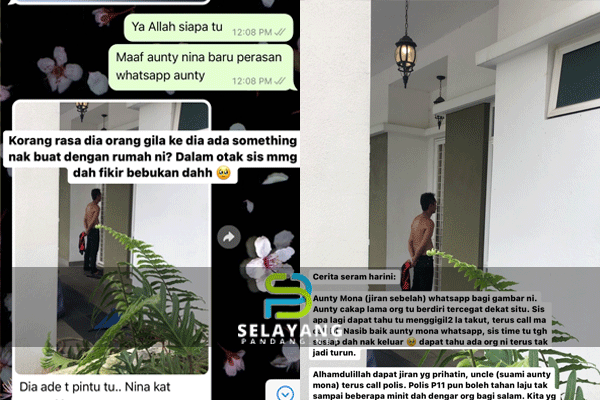 Penduduk Putrajaya sila berhati-hati, wanita trauma lelaki tidak berbaju selalu berdiri depan pintu rumah