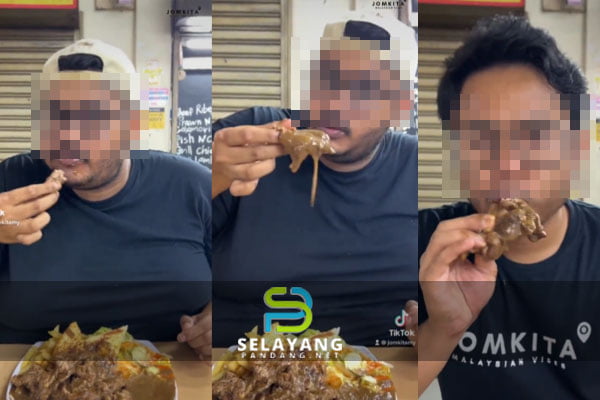 Netizen geli tengok Influencer ini ‘review’ kedai makan