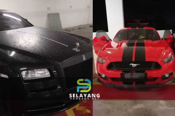 Kerani dicurigai memiliki empat kenderaan mewah termasuk jenis Rolls-Royce Phantom yang berharga RM6 juta