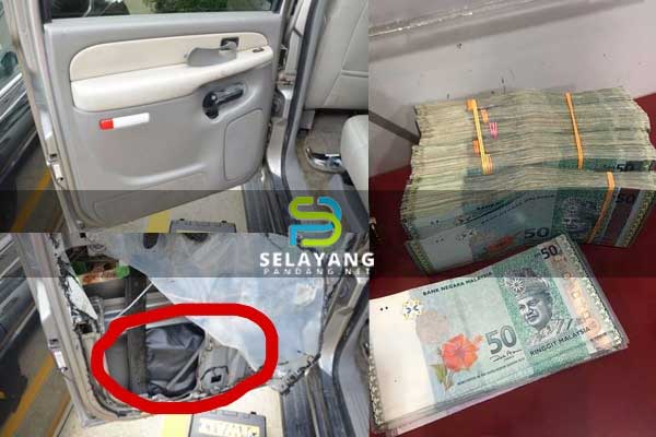 Beli kereta 'lelong' dari polis, lelaki terkejut jumpa plastik hitam berisi duit berkepuk-kepuk