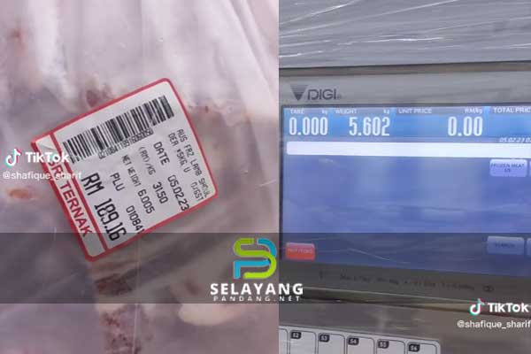Berat daging ‘frozen’ hilang 400 gram selepas dipotong, netizen beri penjelasan bagaimana berat boleh berkurang