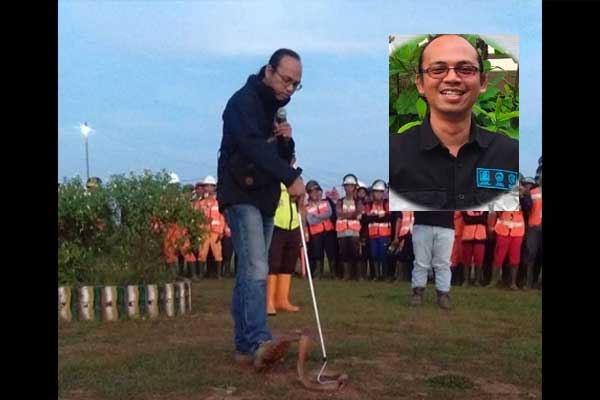 Pakar ular terkenal Indonesia meninggal dunia dipatuk tedung selar