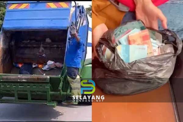 Rezeki pekerja lori sampah, ahli perniagaan tersilap buang plastik hitam berisi wang tunai RM90,000