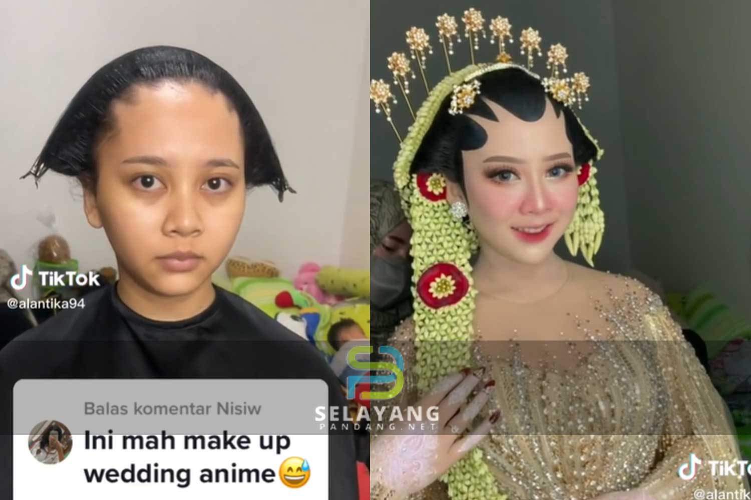 Pengantin muka Jawa bertukar wajah anime Jepun, hasil sentuhan makeup MUA