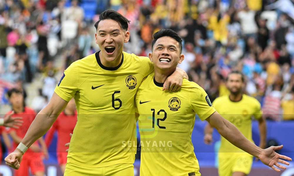 Sejarah baharu! Malaysia ikat pasukan berkelas dunia Korea Selatan yang menguasai bola 81%