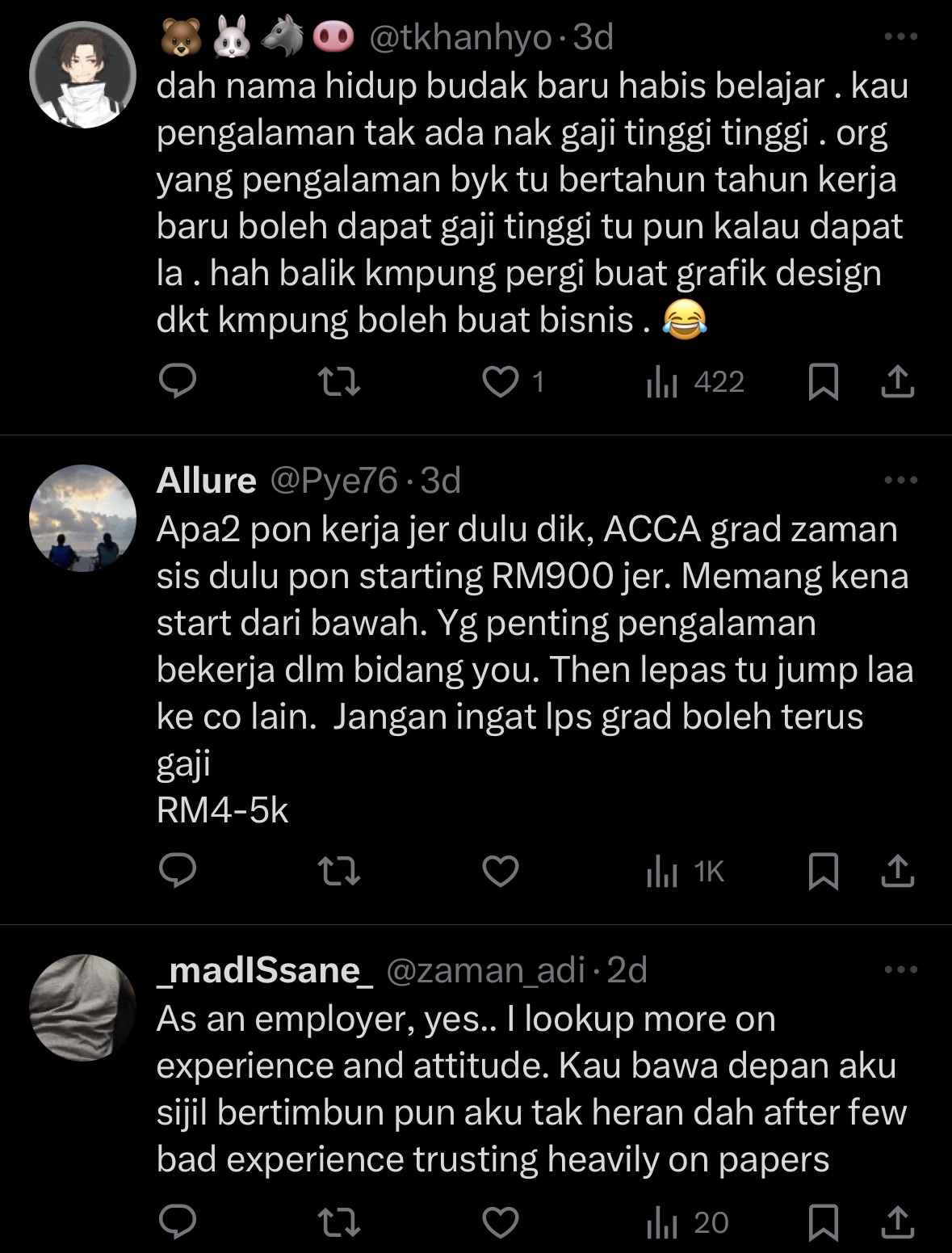 Baik aku balik kampung- Wanita menangis ditawar gaji RM1,600 kerja di Kuala Lumpur walaupun miliki ijazah saujana muda